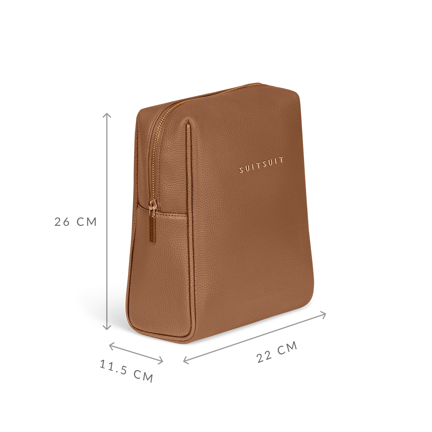 Fab Seventies - Camel - Toiletry Bag Upright XL - Image 3