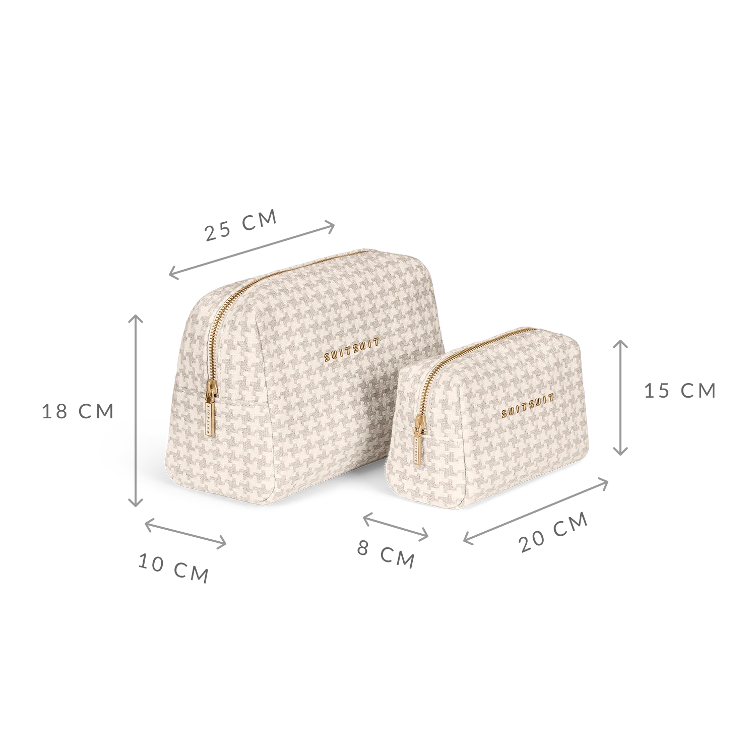 Fab Seventies - Natural Houndstooth - Beauty Set - Image 3