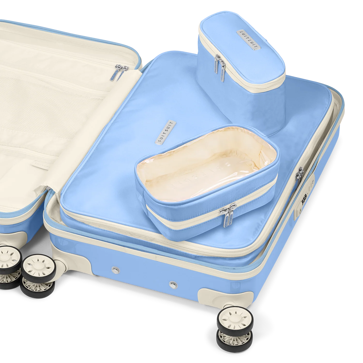 Fabulous Fifties - Chambray Blue - Packing Cube Set (55 cm) - Image 3