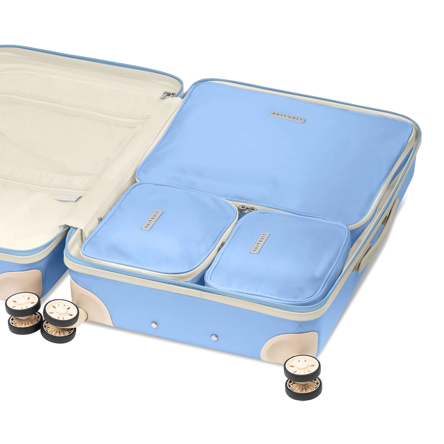 Fabulous Fifties - Chambray Blue - Packing Cube Set (66 cm) - Image 3