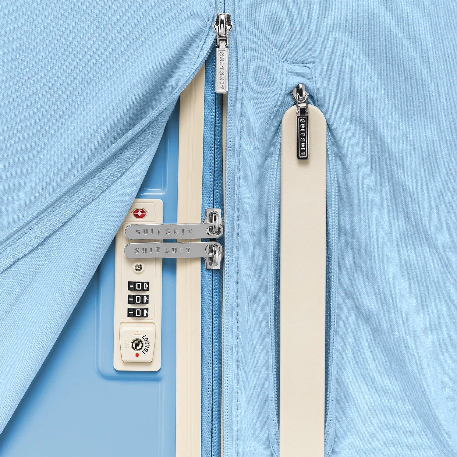 Fabulous Fifties - Chambray Blue - Safe Travels Set (76 CM) - Image 8