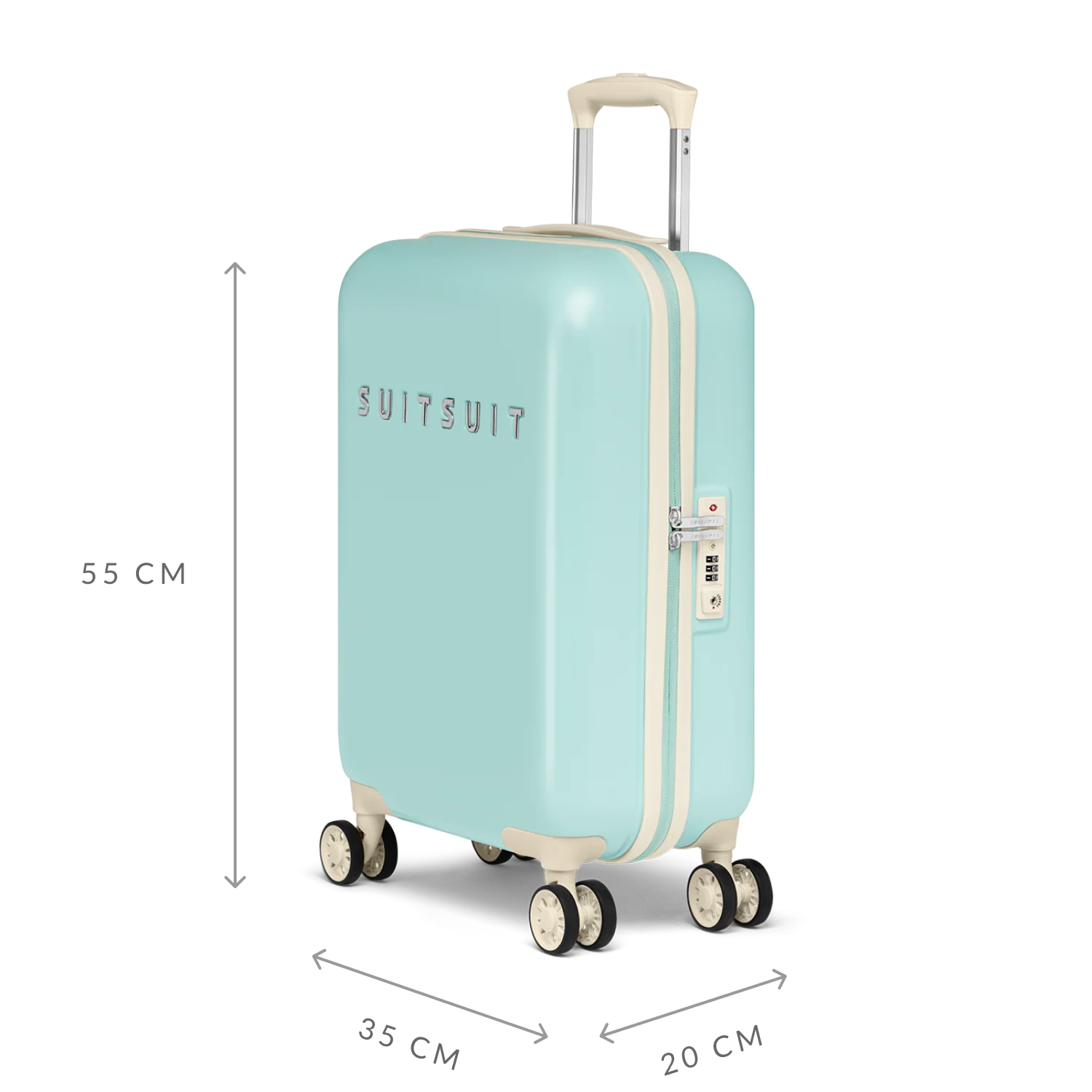 Fabulous Fifties - Luminous Mint - Carry-on (55 cm) - Image 3