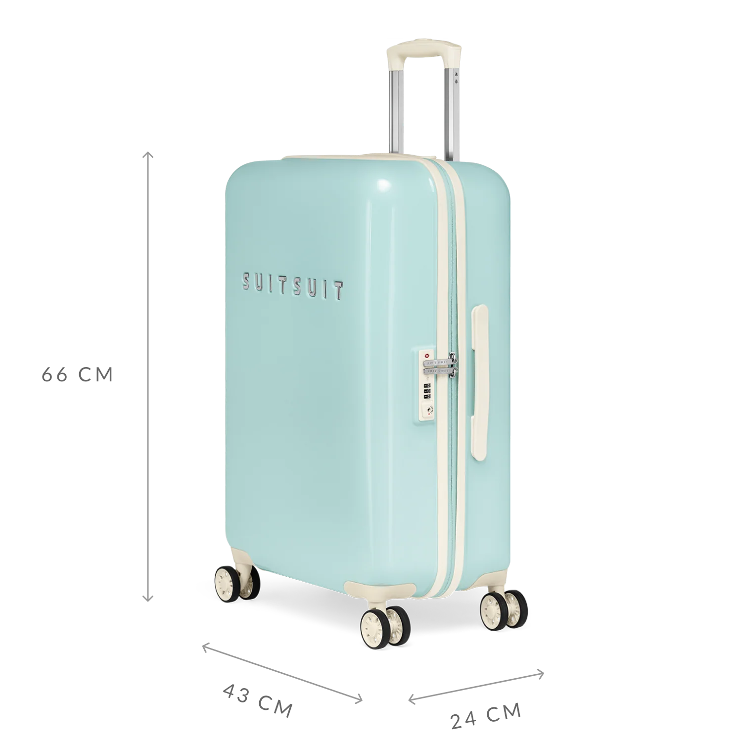 Fabulous Fifties - Luminous Mint - Check-in (66 cm) - Image 3