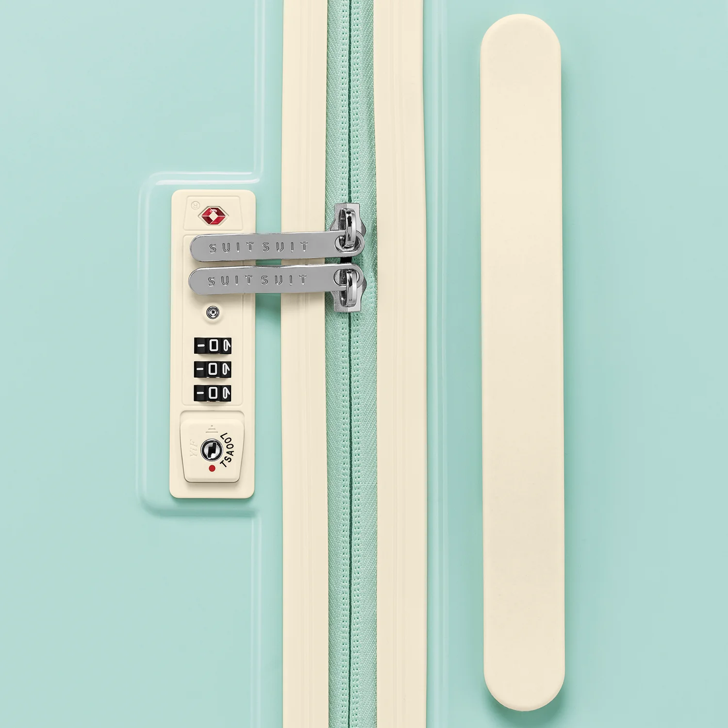 Fabulous Fifties - Luminous Mint - Check-in (66 cm) - Image 6