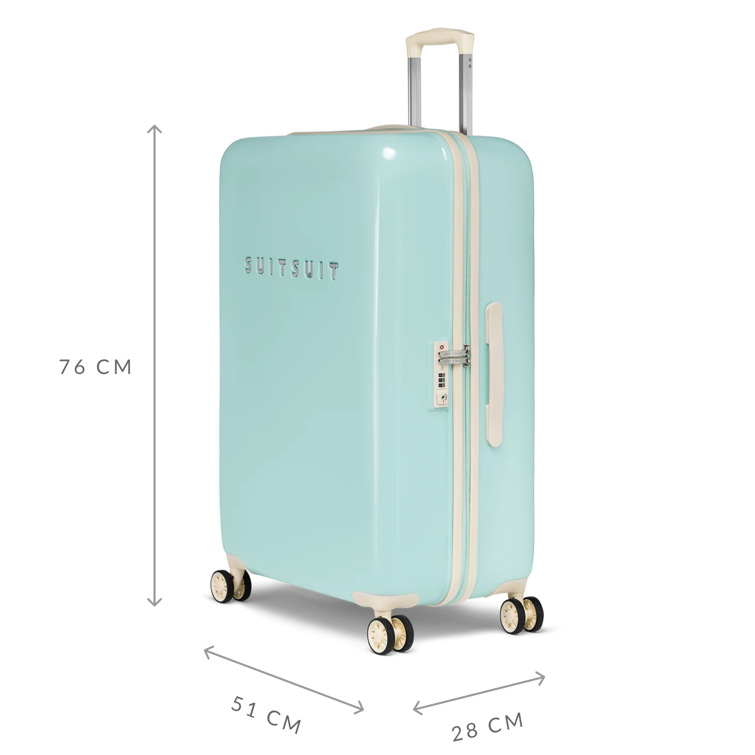 Fabulous Fifties - Luminous Mint - Check-in (76 cm) - Image 3