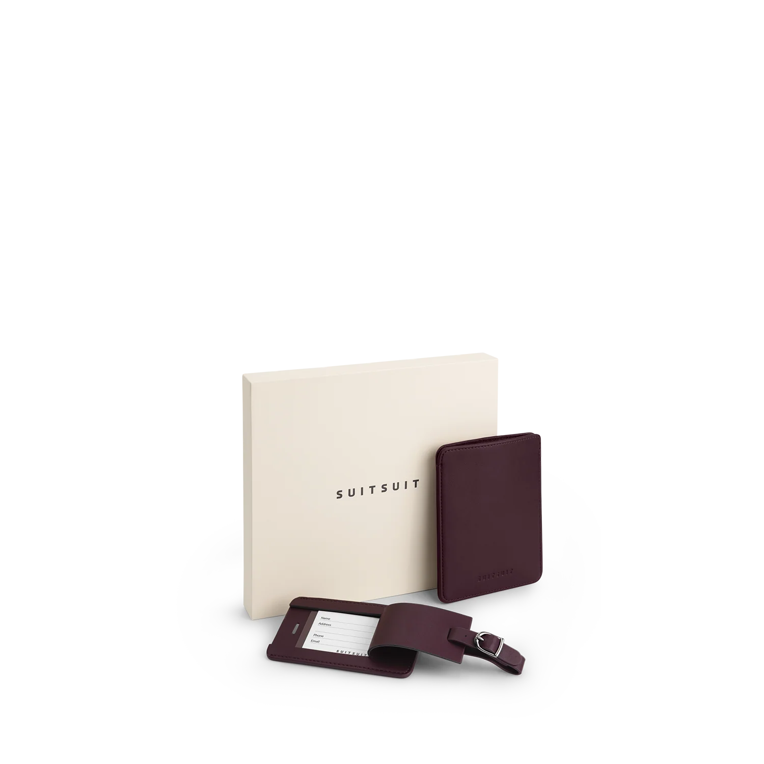 Mystique - Cherry Lacquer - Passport Sleeve & Luggage Tag L