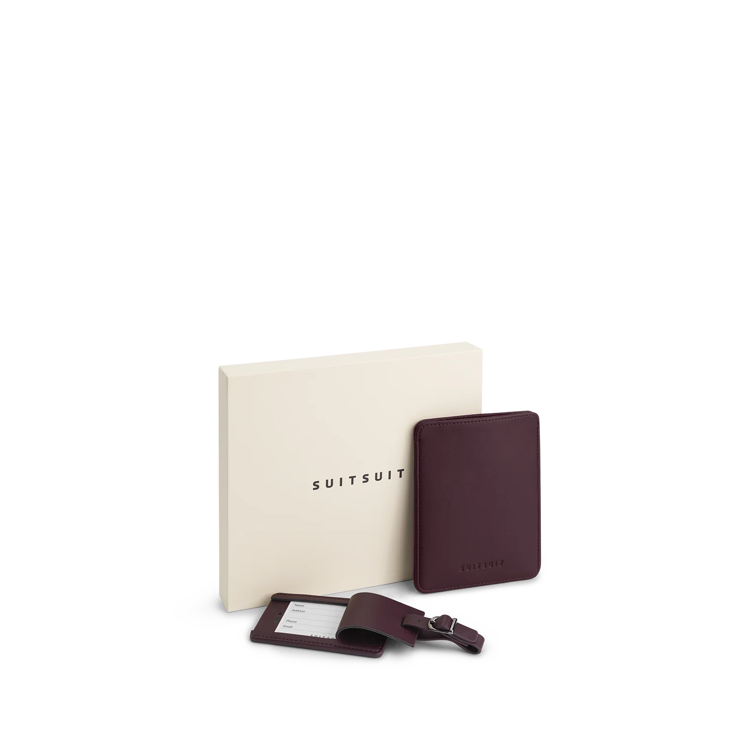 Mystique - Cherry Lacquer - Passport Sleeve & Luggage Tag M