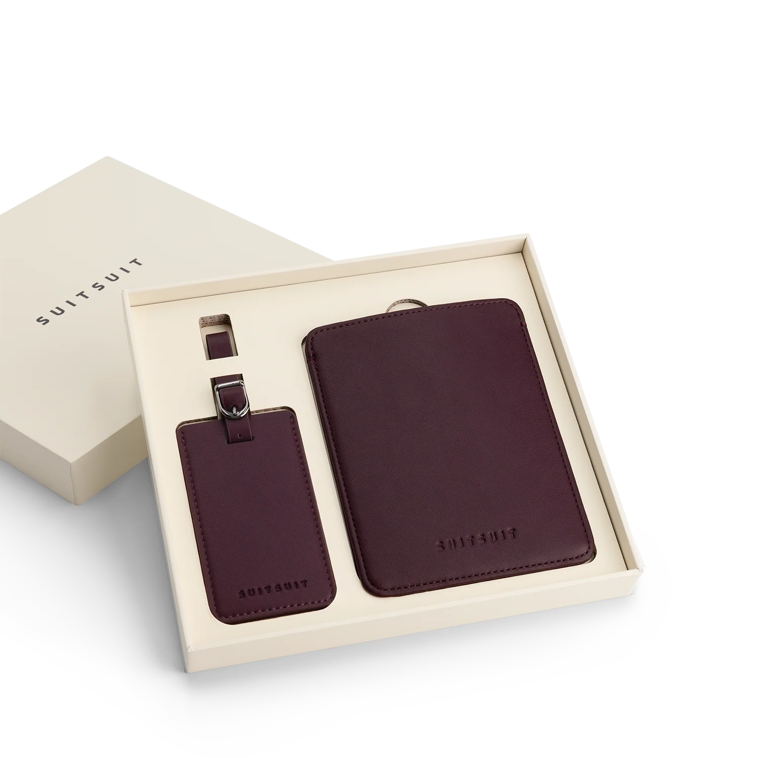 Mystique - Cherry Lacquer - Passport Sleeve & Luggage Tag M - Image 2