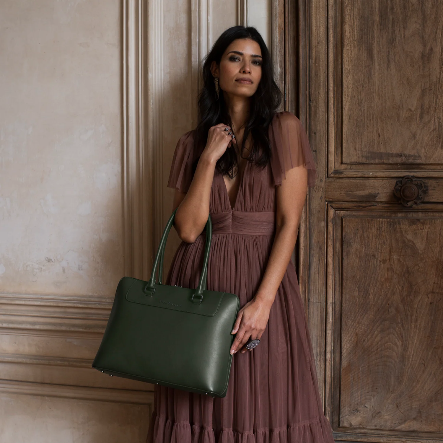 Mystique - Dark Olive - Laptop Bag - Image 12