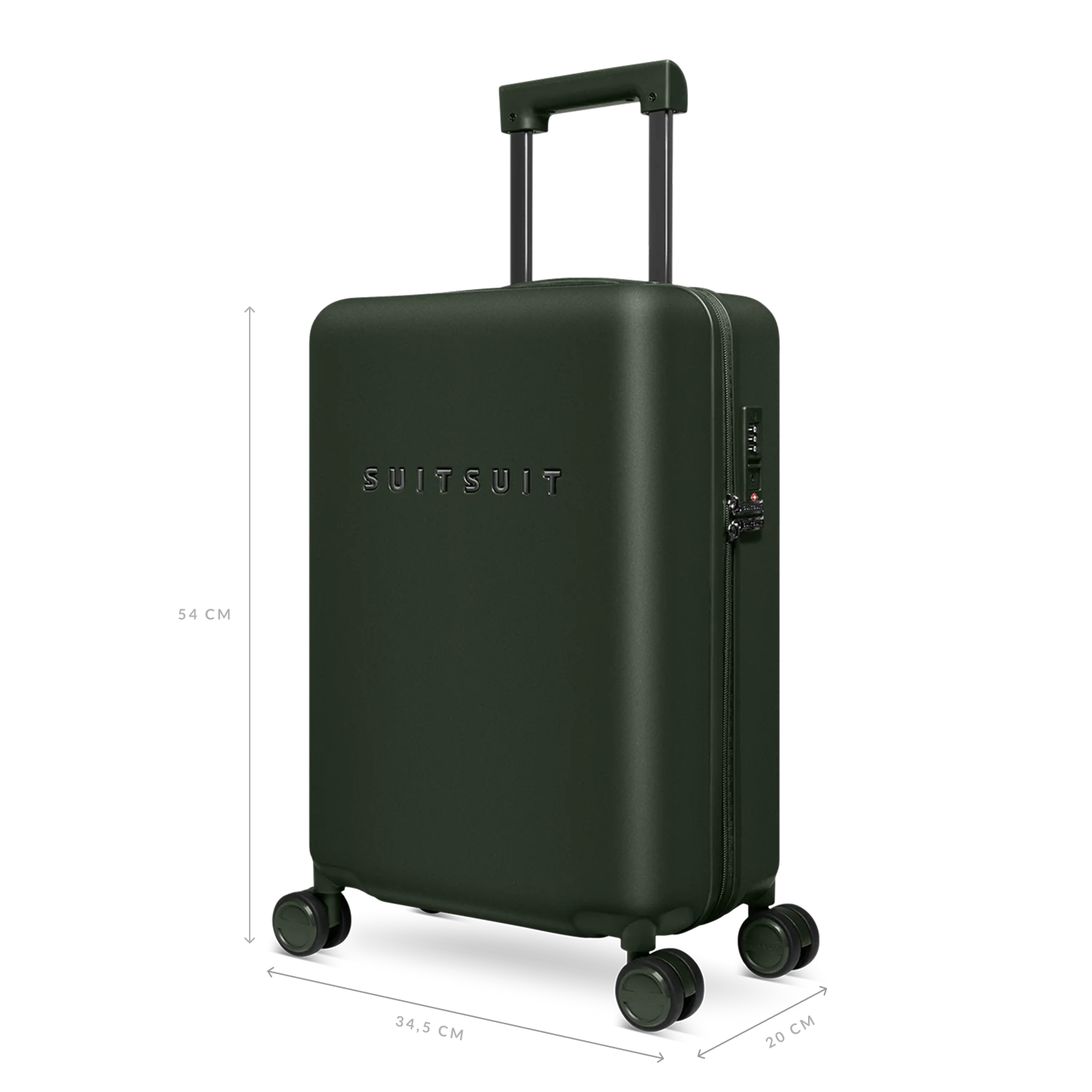 Mystique - Dark Olive - Luggage Set (55/66/76 cm) - Image 3
