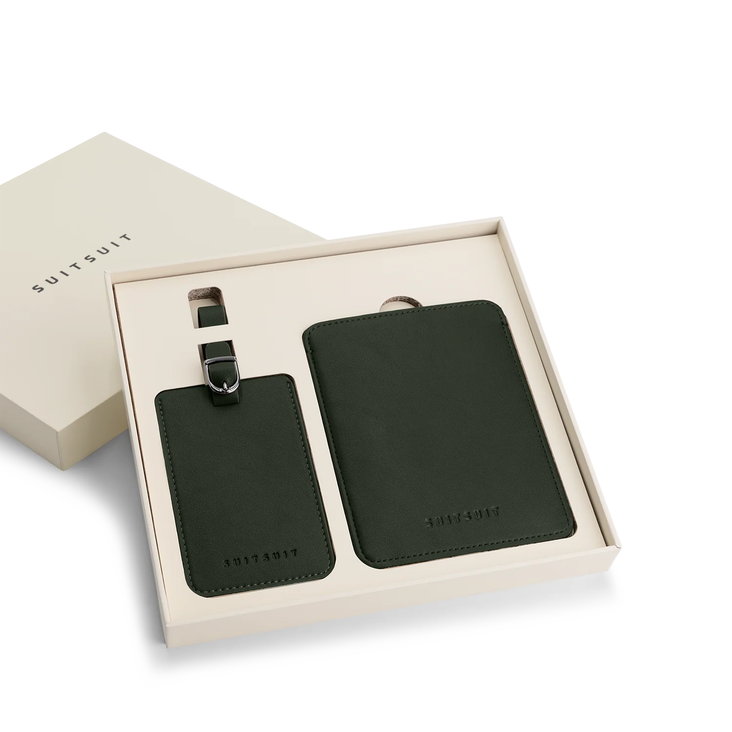 Mystique - Dark Olive - Passport Sleeve & Luggage Tag L - Image 2