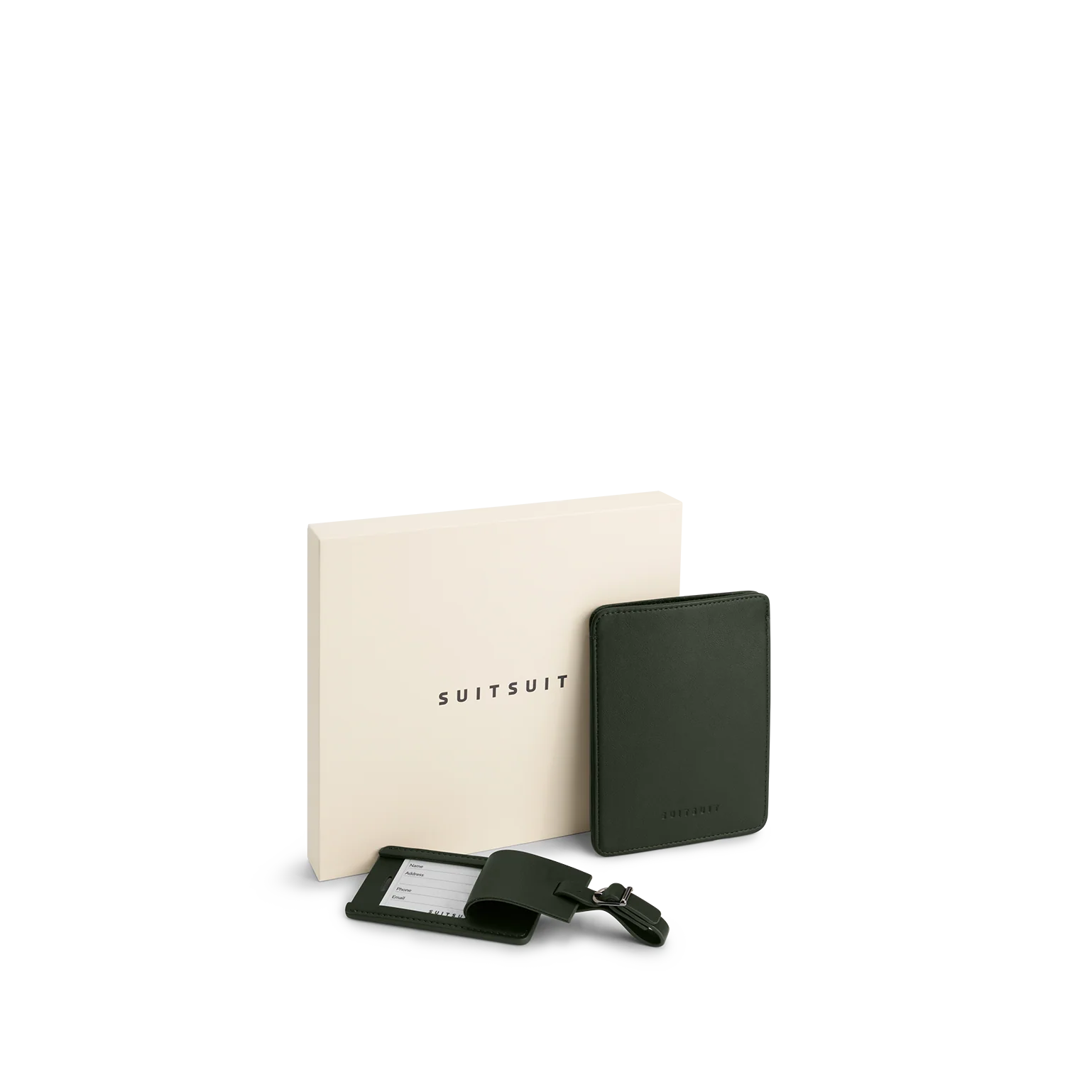 Mystique - Dark Olive - Passport Sleeve & Luggage Tag M