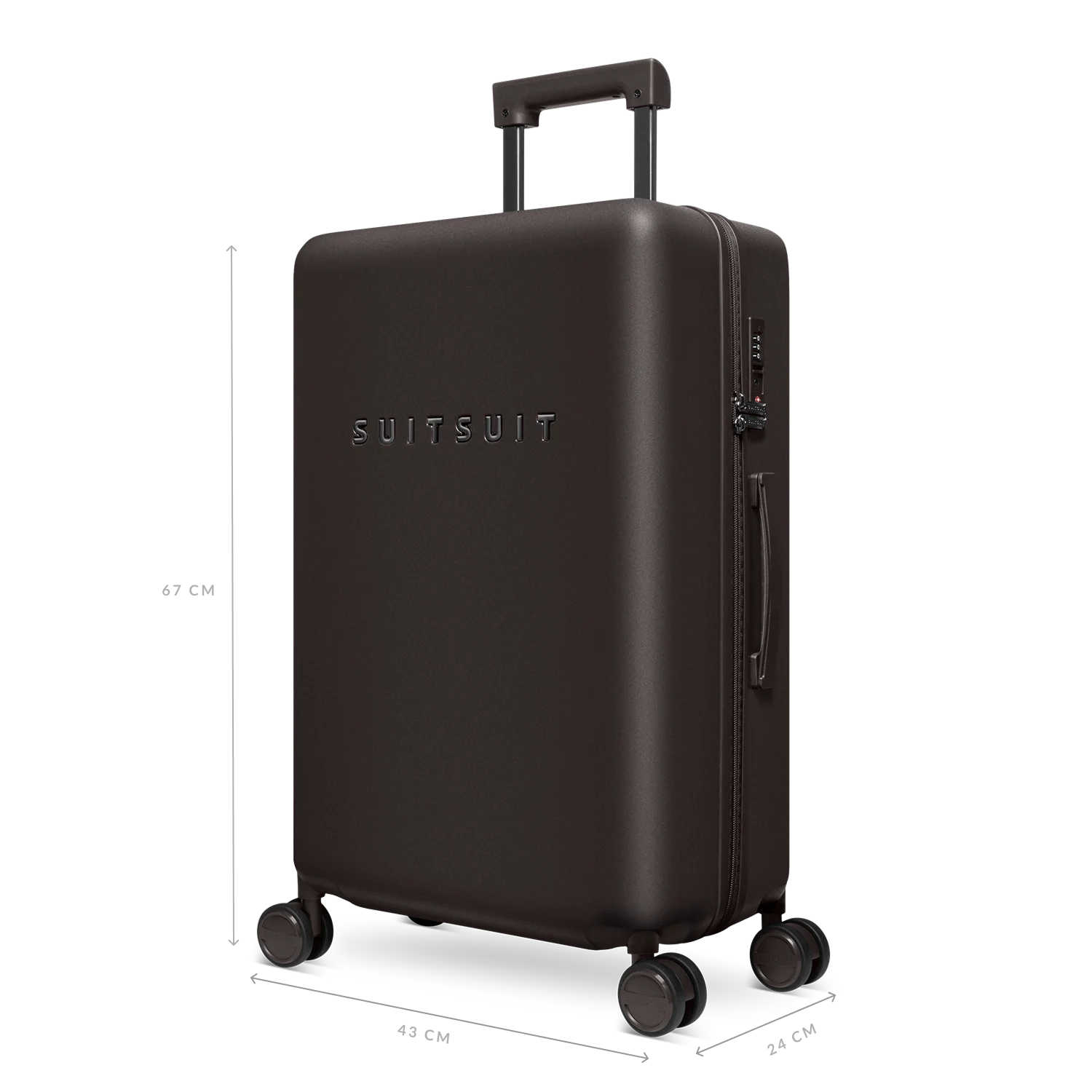 Mystique - Ground Coffee - Luggage Set (55/66/76 cm) - Image 4
