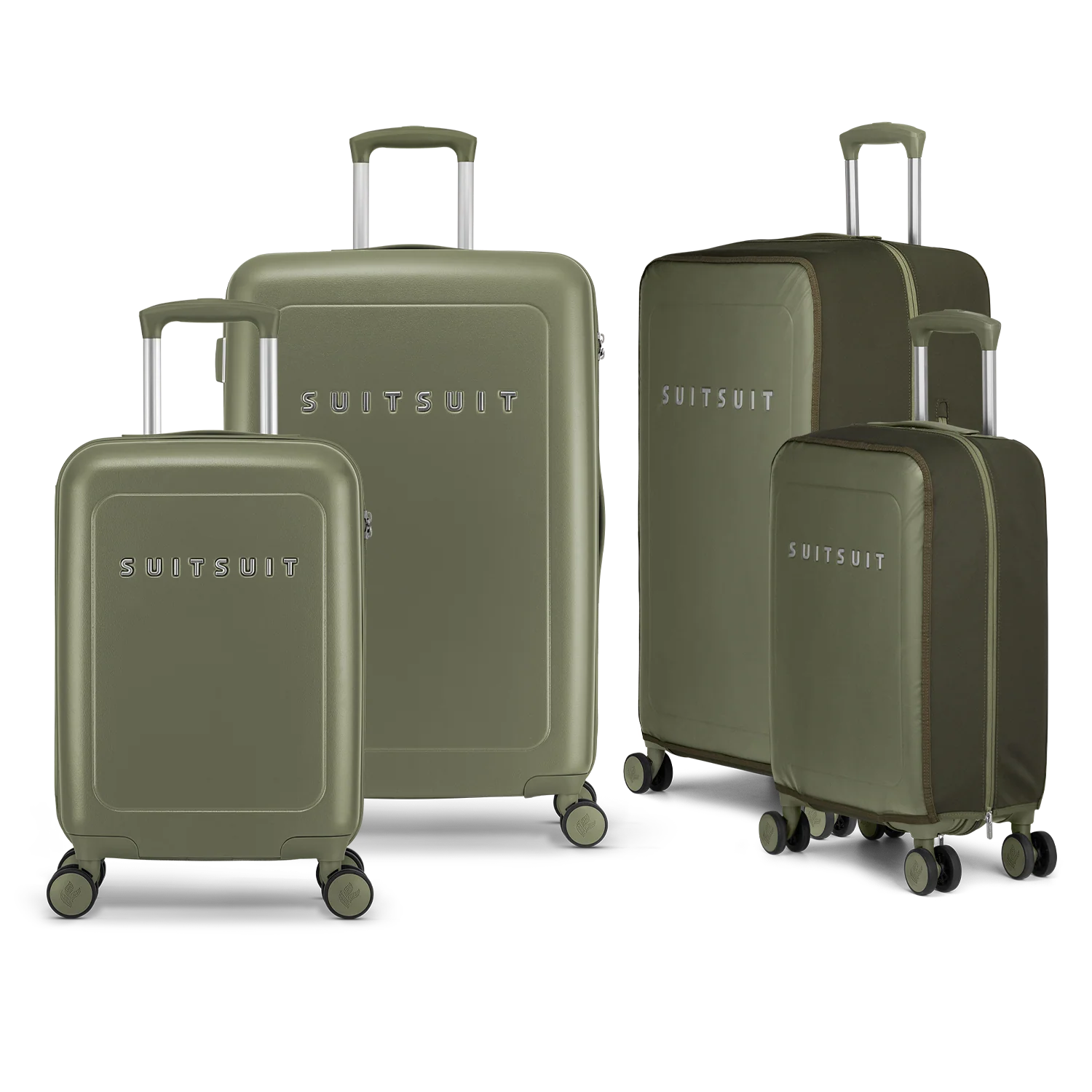 Natura - Dark Olive - Safe Travels Set (55/76 CM)