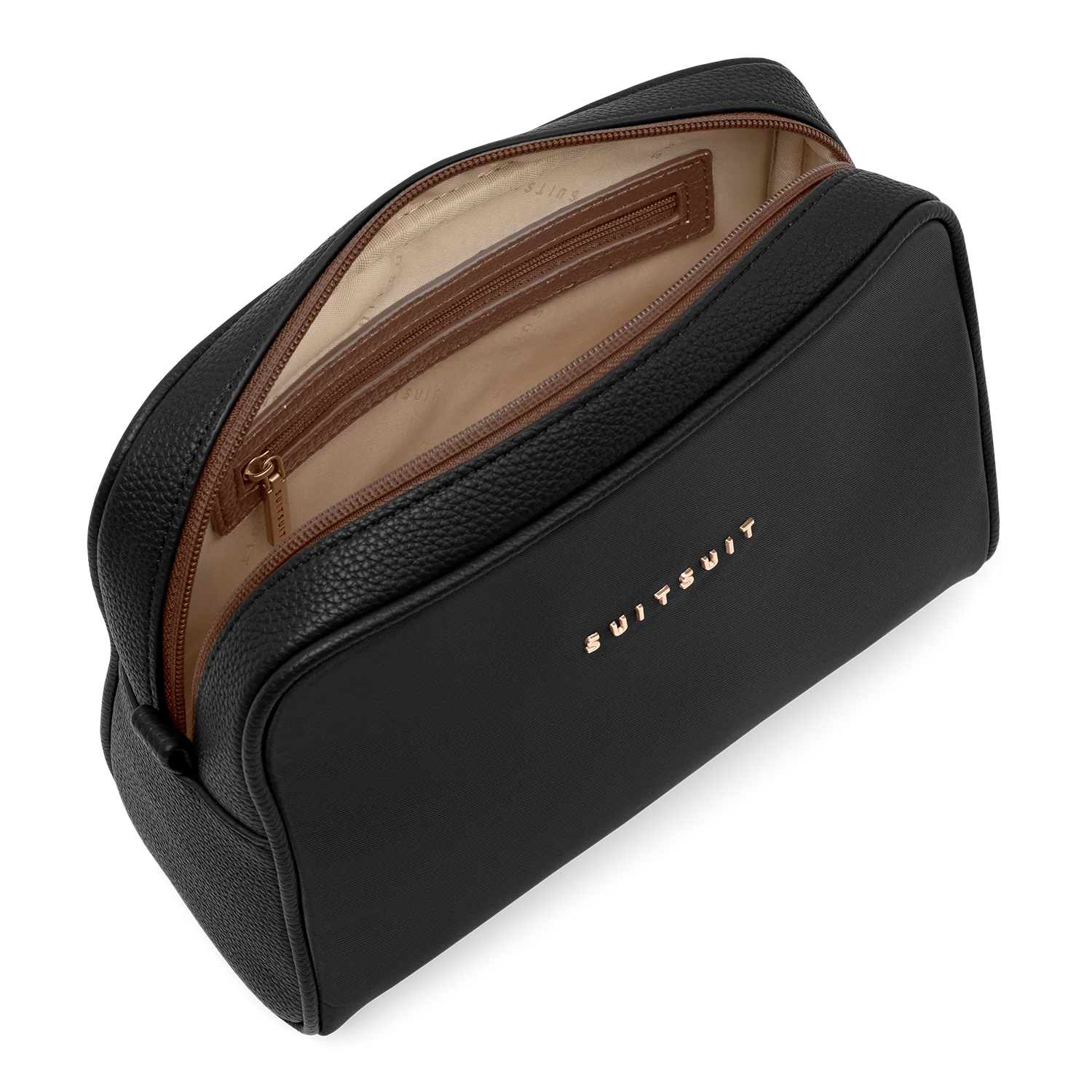 Serenity - Black Olive - Toiletry Bag XL & Make-up Bag - Image 6