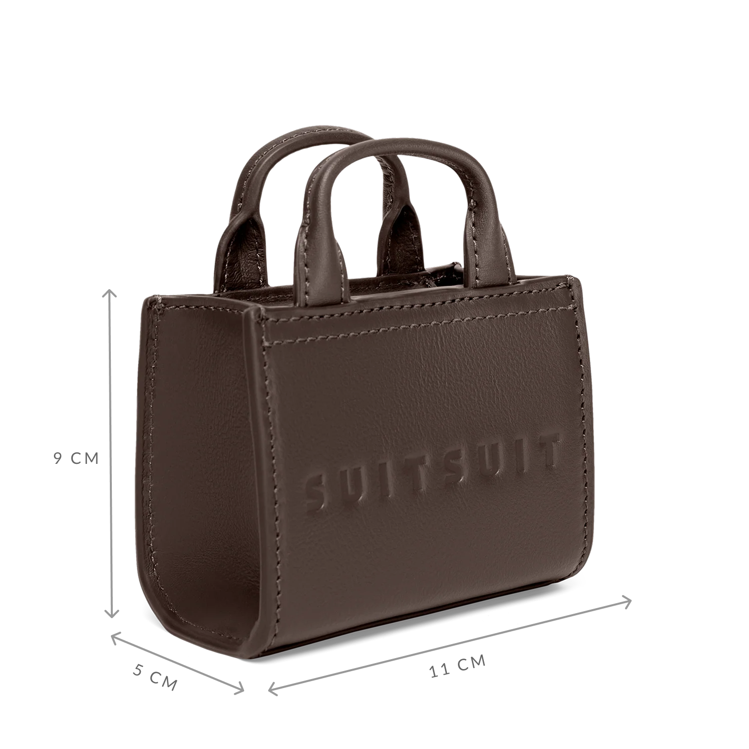 Serenity - Chocolate Brown - Micro Cross Body Bag (Smooth Leather) - Image 3