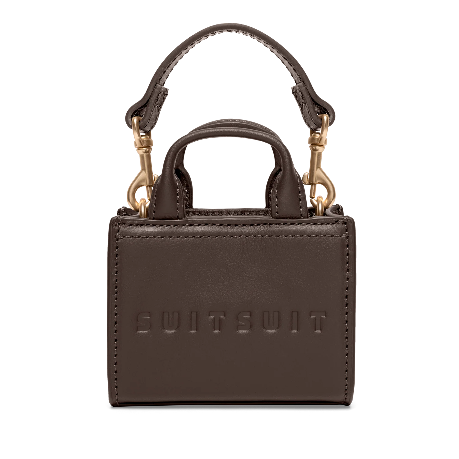 Serenity - Chocolate Brown - Micro Cross Body Bag (Smooth Leather) - Image 4
