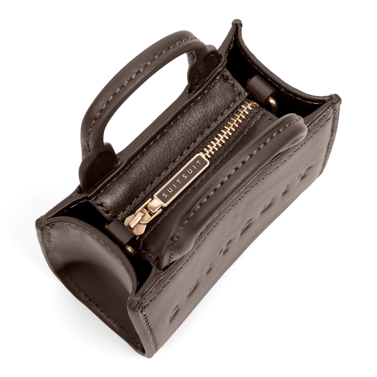 Serenity - Chocolate Brown - Micro Cross Body Bag (Smooth Leather) - Image 5