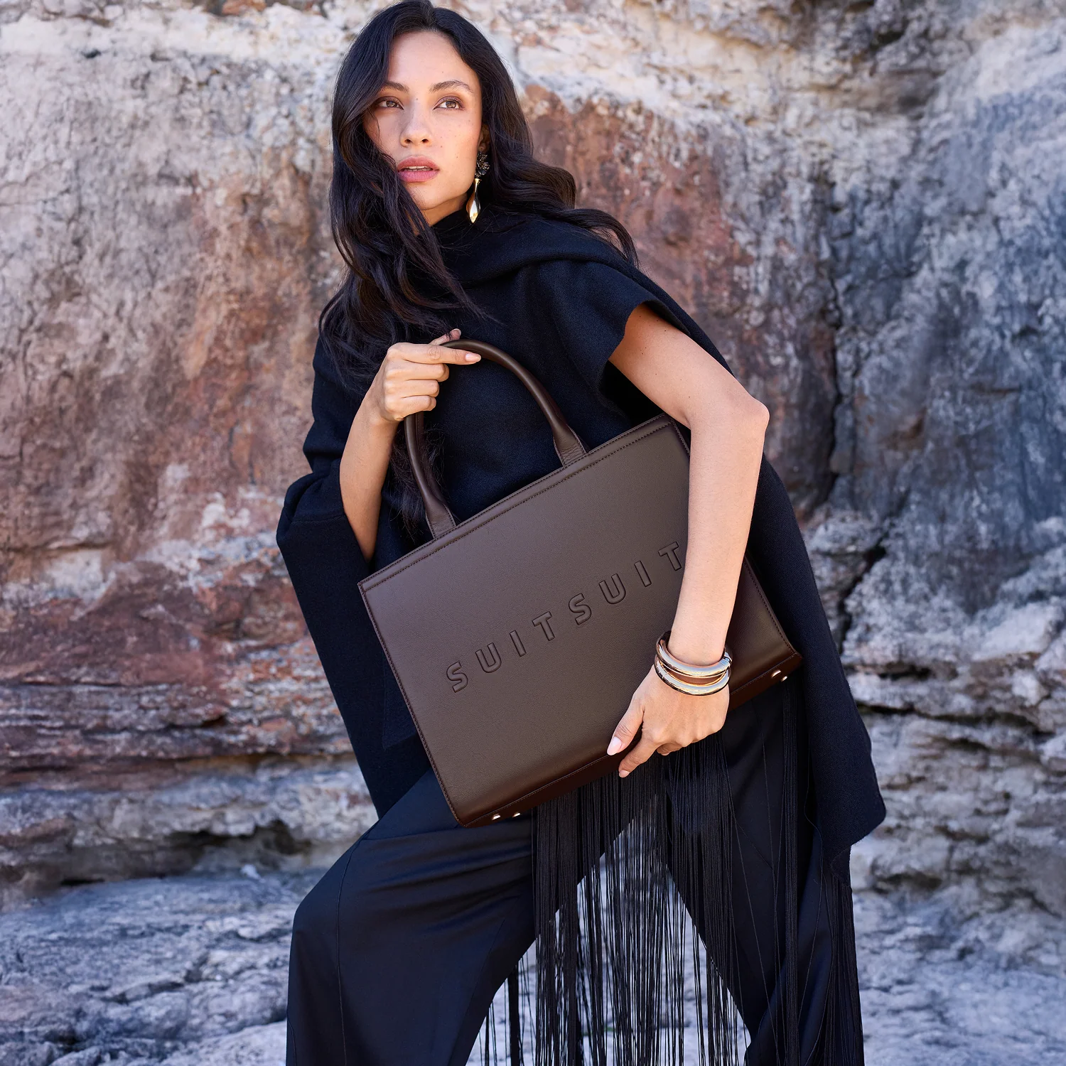 Serenity - Chocolate Brown - Shopper (Smooth Leather) - Image 2