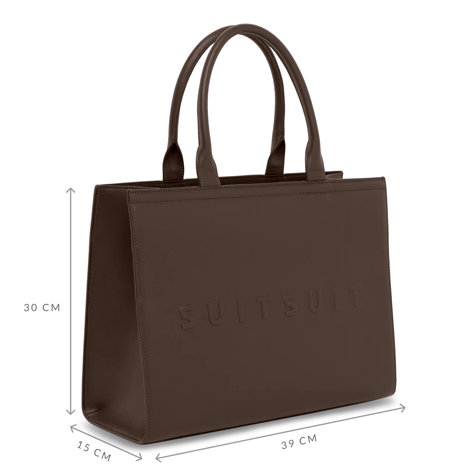Serenity - Chocolate Brown - Shopper (Smooth Leather) - Image 3