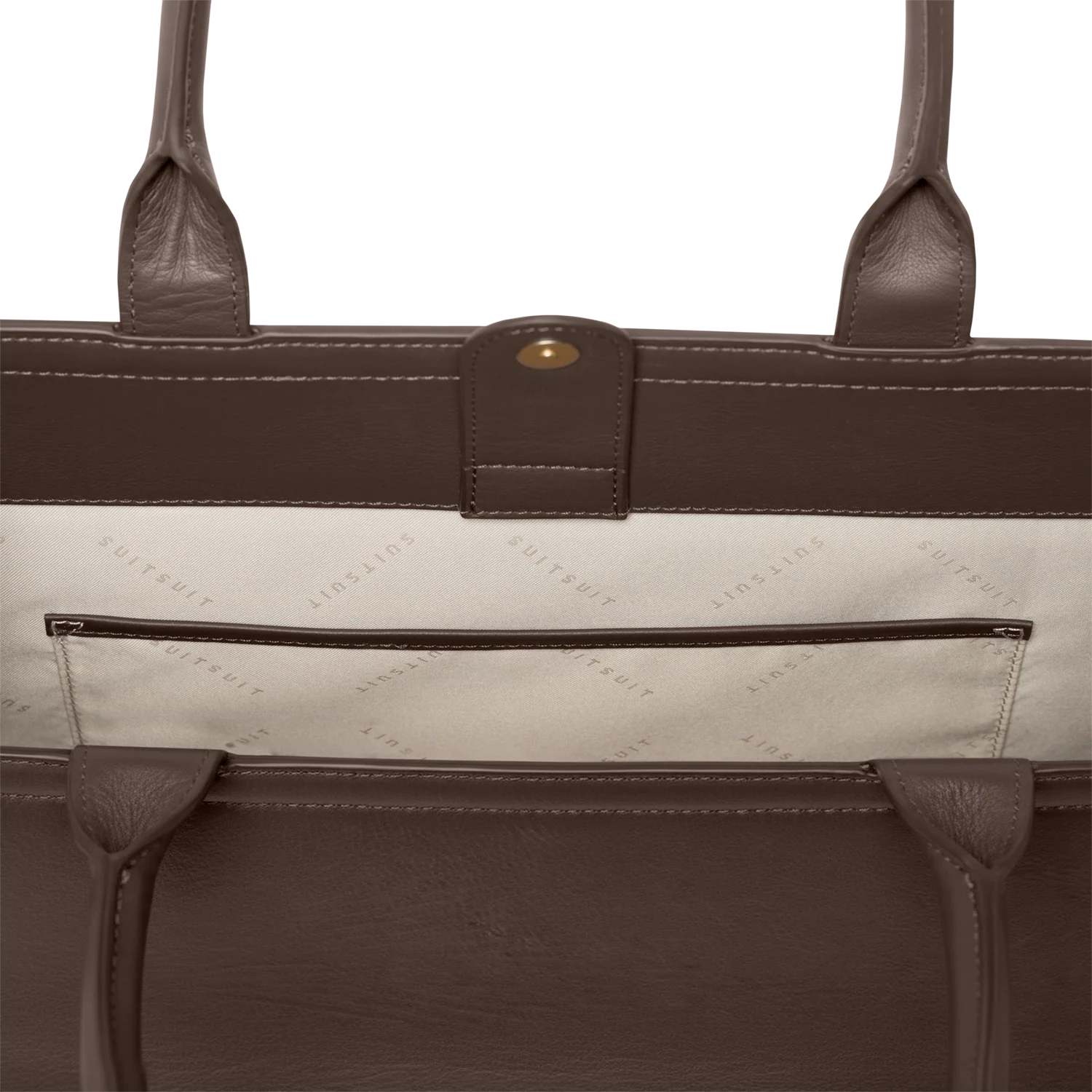 Serenity - Chocolate Brown - Shopper (Smooth Leather) - Image 5