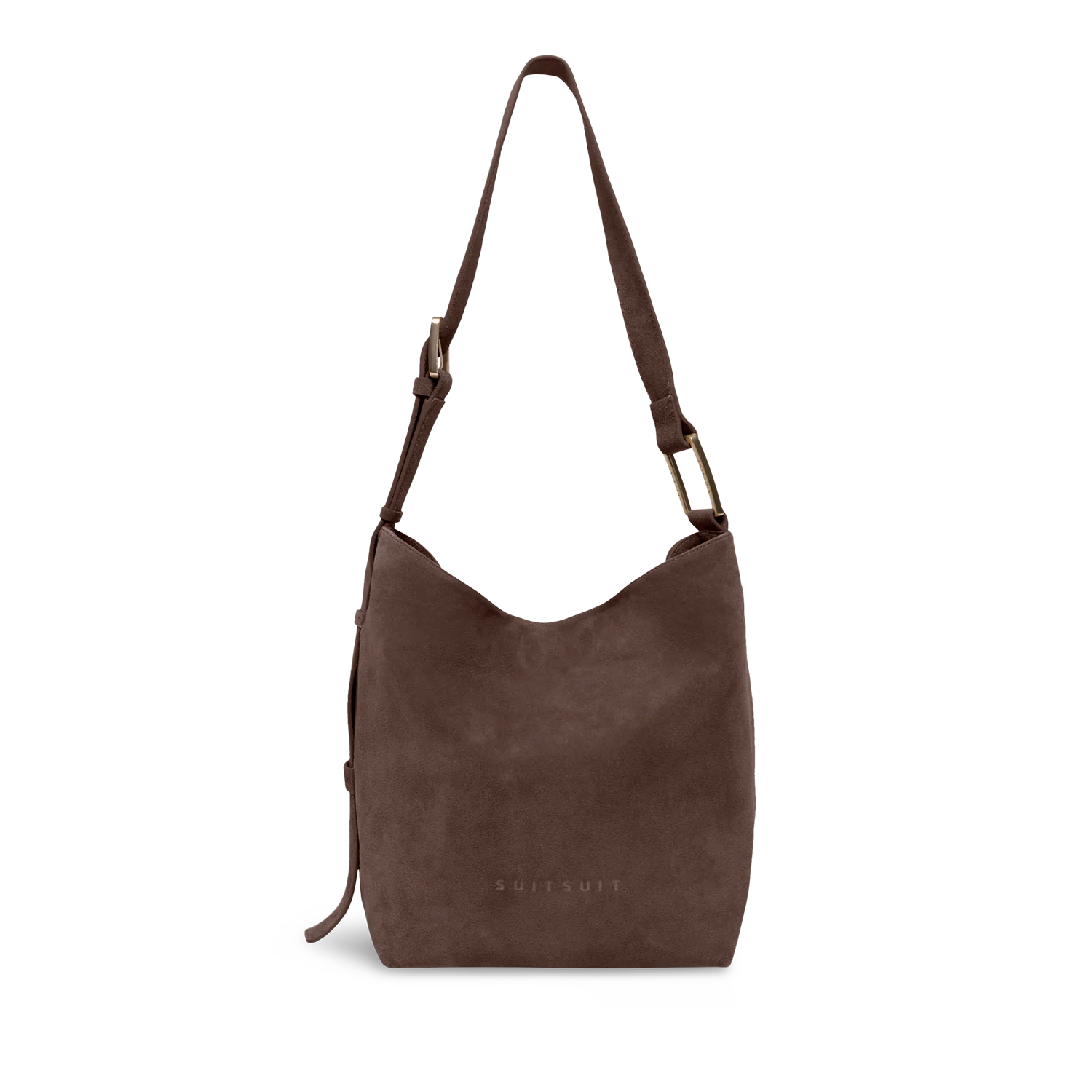 Serenity - Chocolate Brown - Slouchy Bag (Suede)