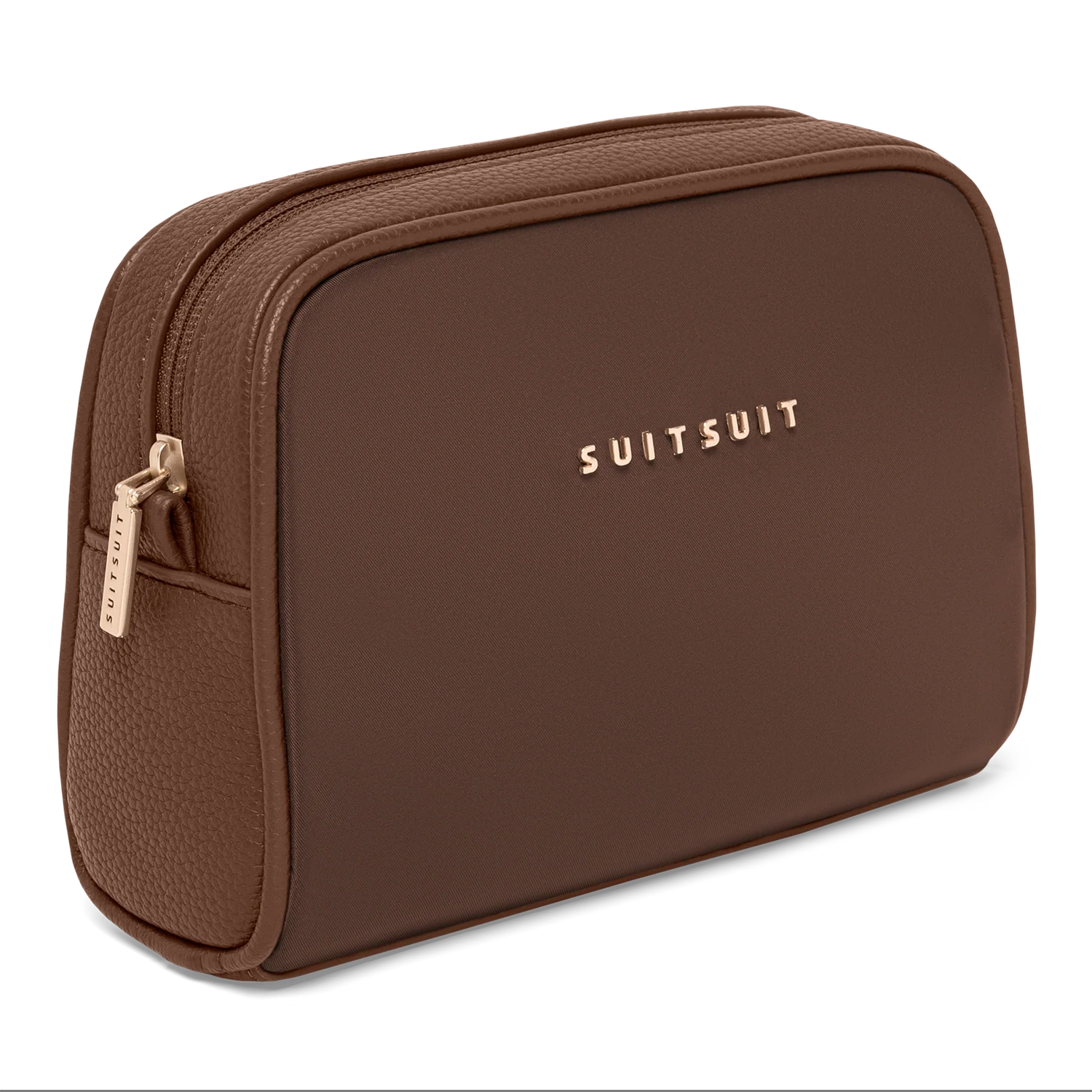 Serenity - Chocolate Brown - Toiletry Bag XL & Make-up Bag - Image 3