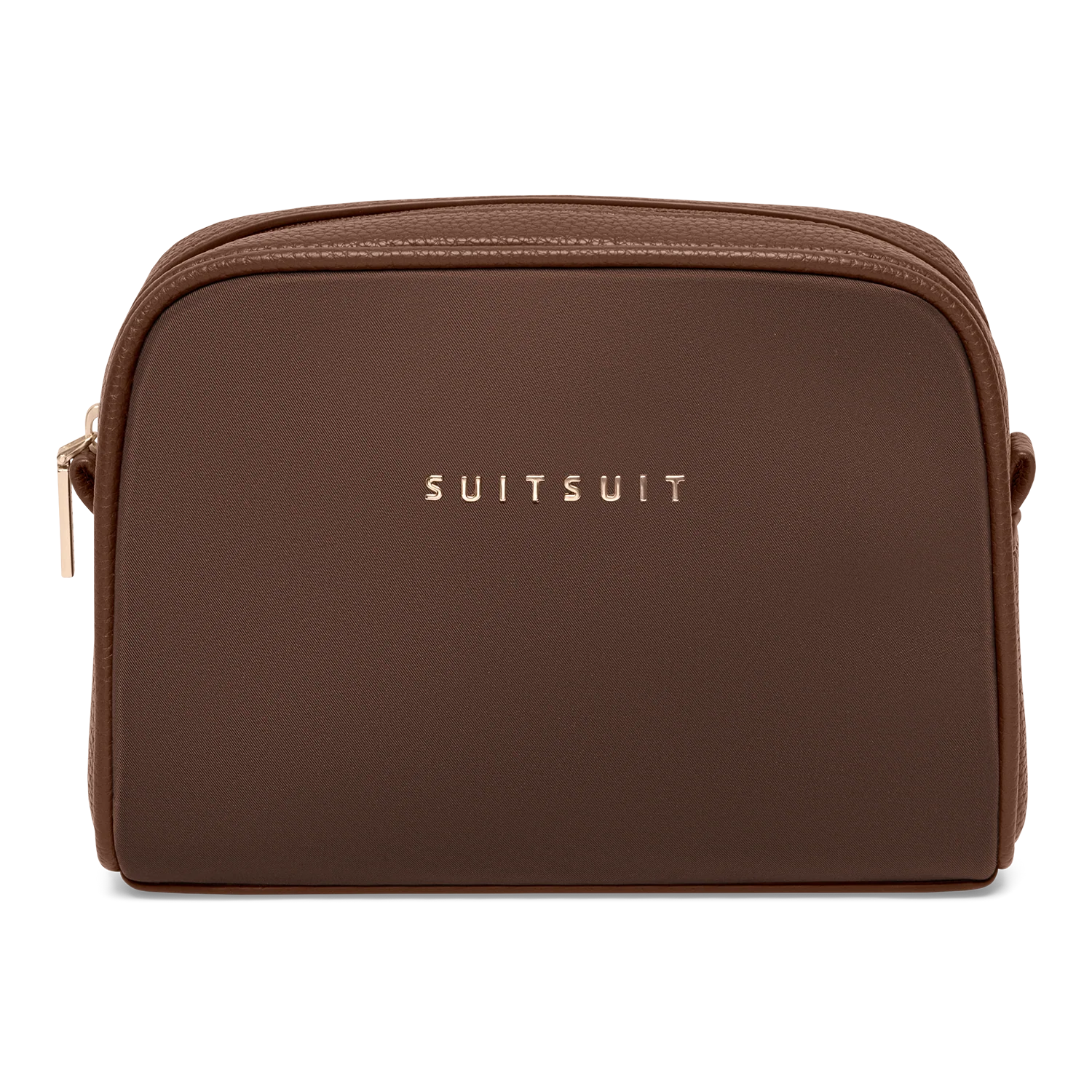 Serenity - Chocolate Brown - Toiletry Bag XL & Make-up Bag - Image 5
