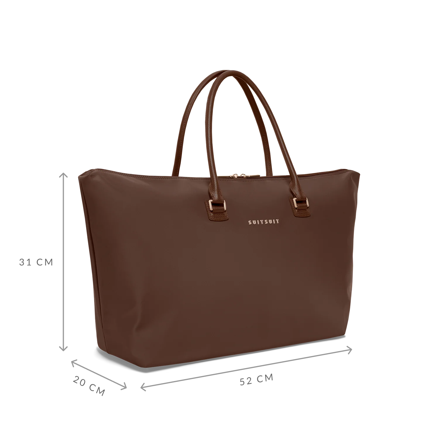 Serenity - Chocolate Brown - Travel Tote - Image 2
