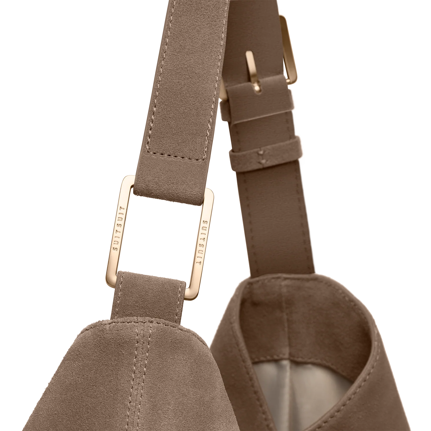 Serenity - Moon Stone - Slouchy Bag (Suede) - Image 6