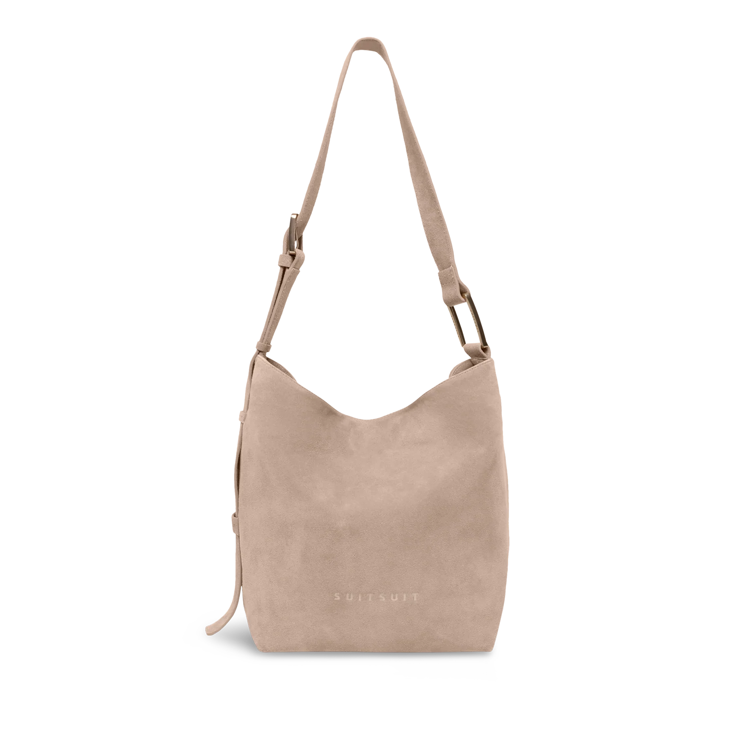 Serenity - Sandy Brown - Slouchy Bag (Suede)